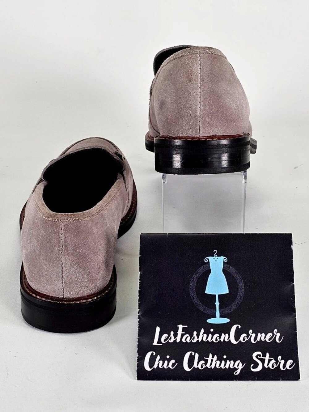 Ara Women's Kyle 2.0 Light Grey Suede High Soft Loafers Size 5.5 137 - Picture 10 of 16